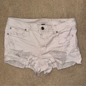 American Eagle Ripped Hi-Rise Shorts SIZE 16